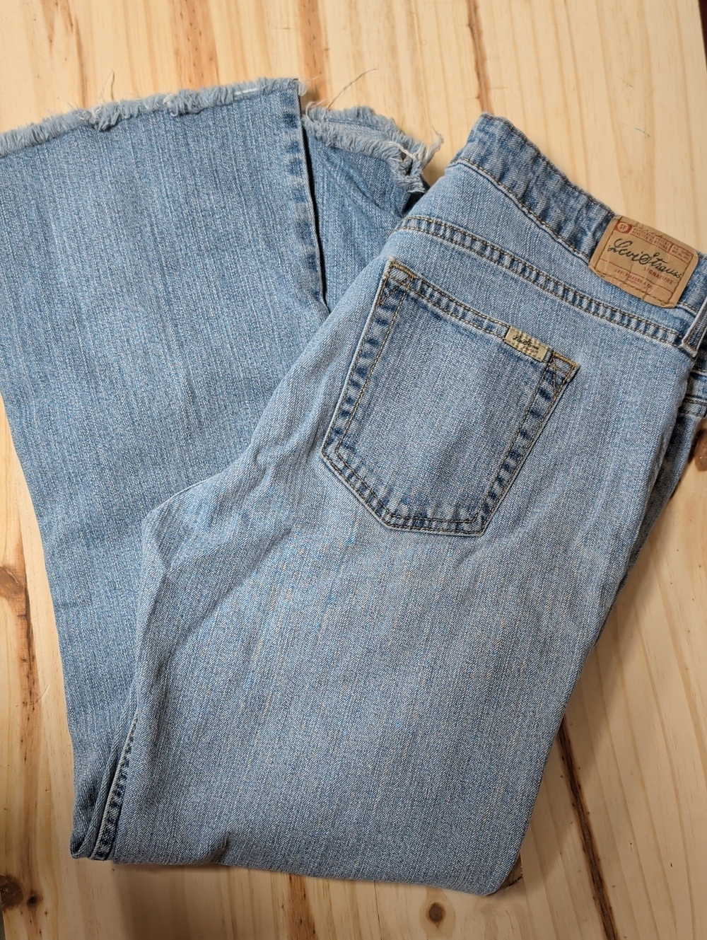Levi Strauss Light Blue Wide Leg Women's Jeans